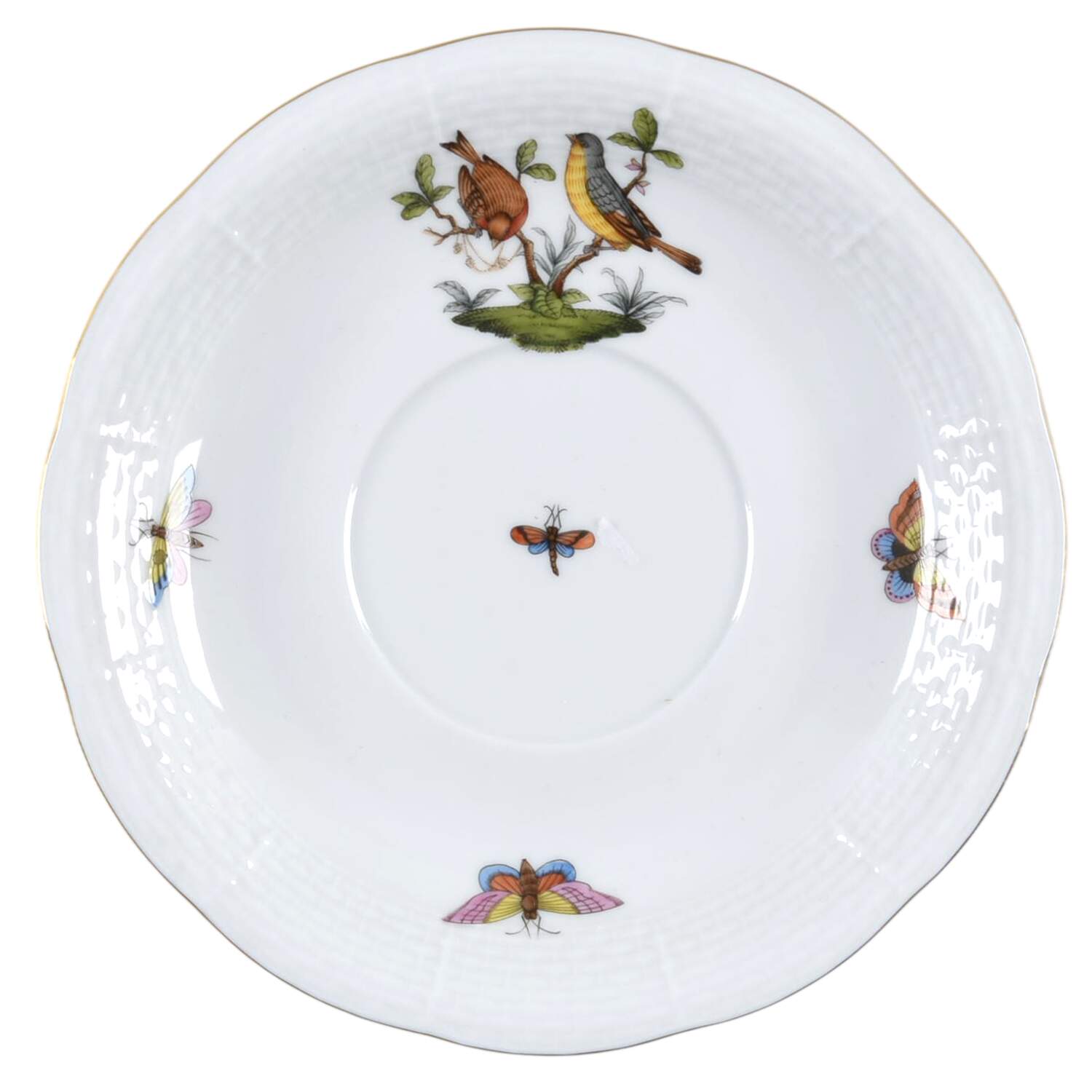 Rothschild Bird (RO) Saucer for Footed Cream Soup Bowl by Herend-1
