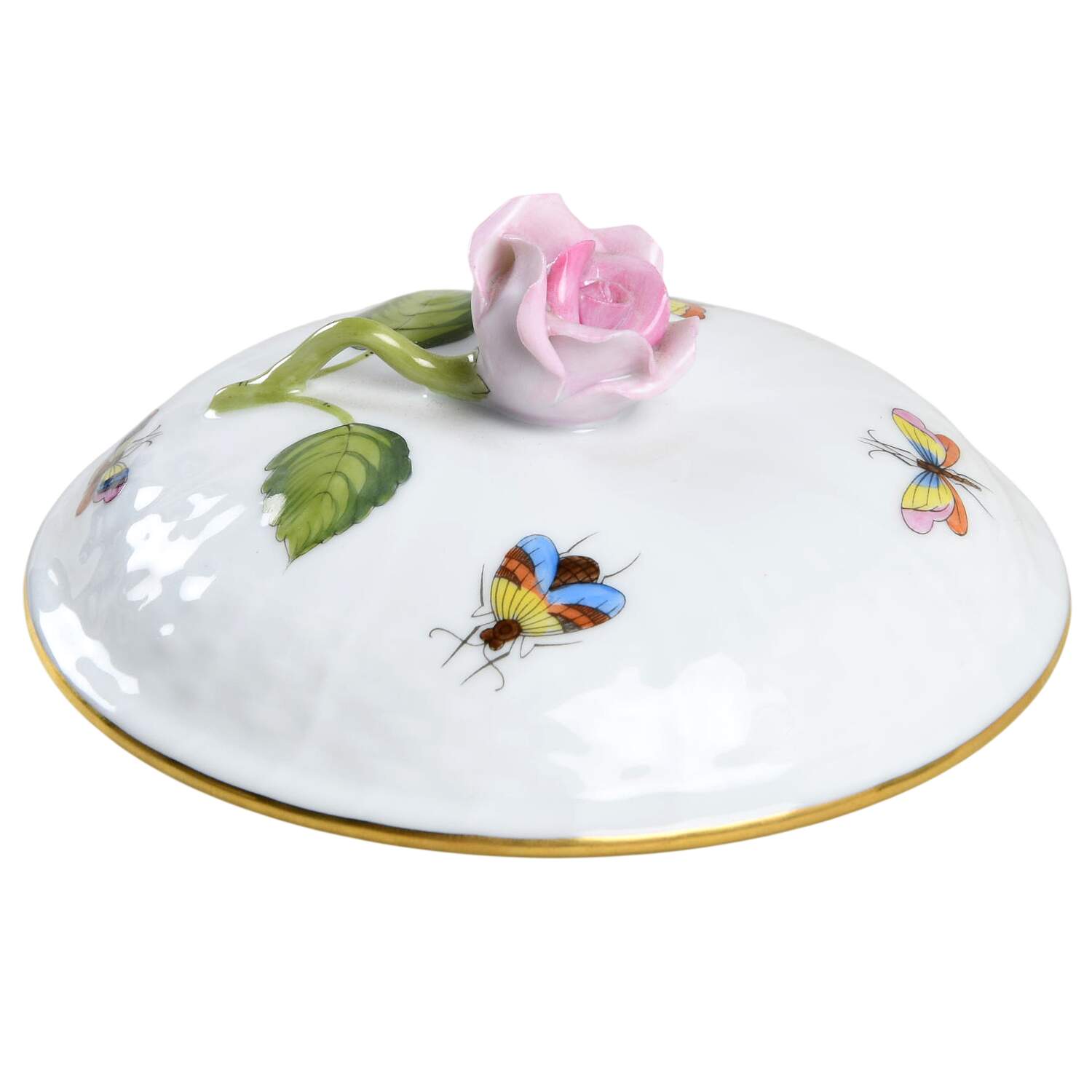 Rothschild Bird (RO) Lid for Sugar Bowl by Herend-1
