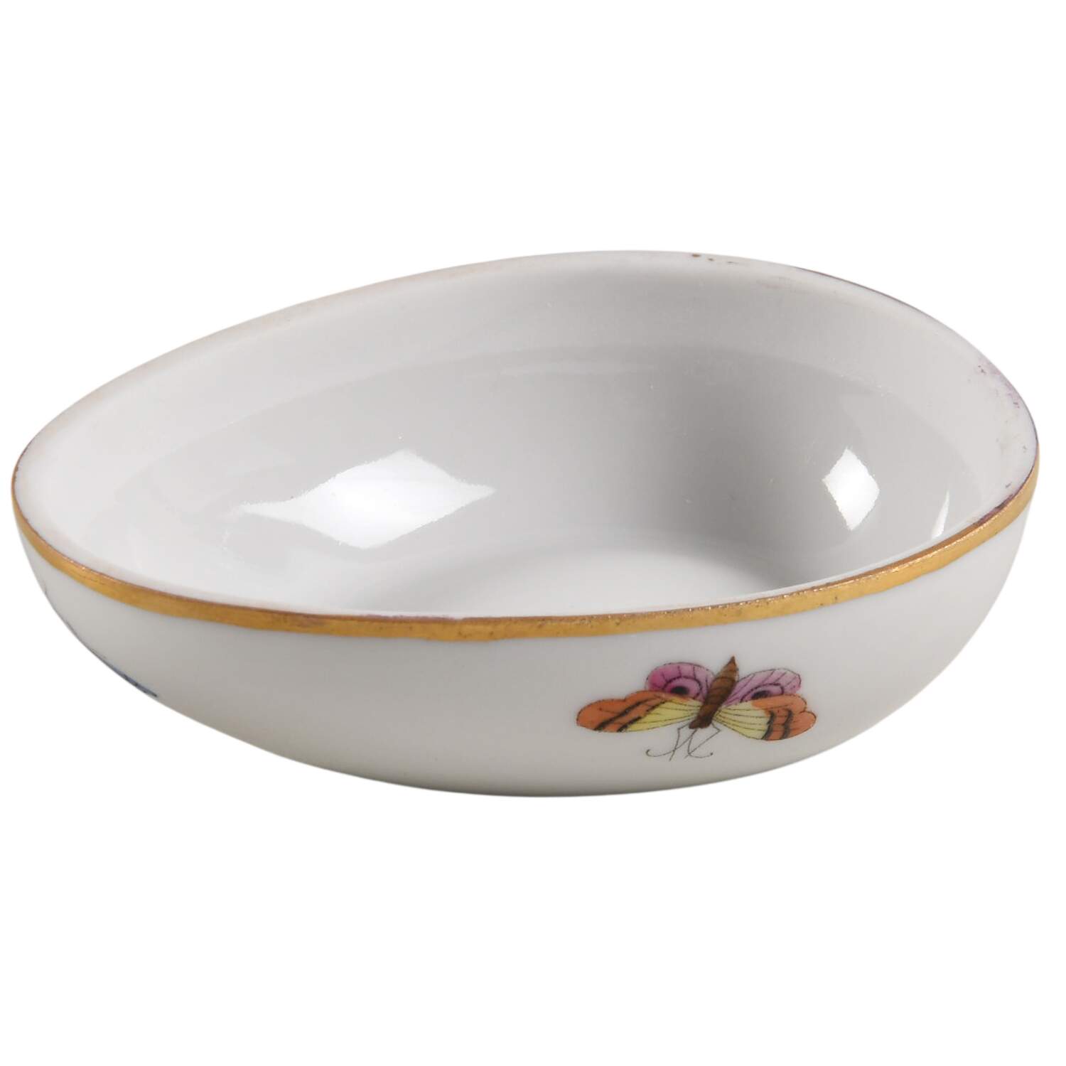 Rothschild Bird (RO) 2" Egg Box No Lid by Herend-1