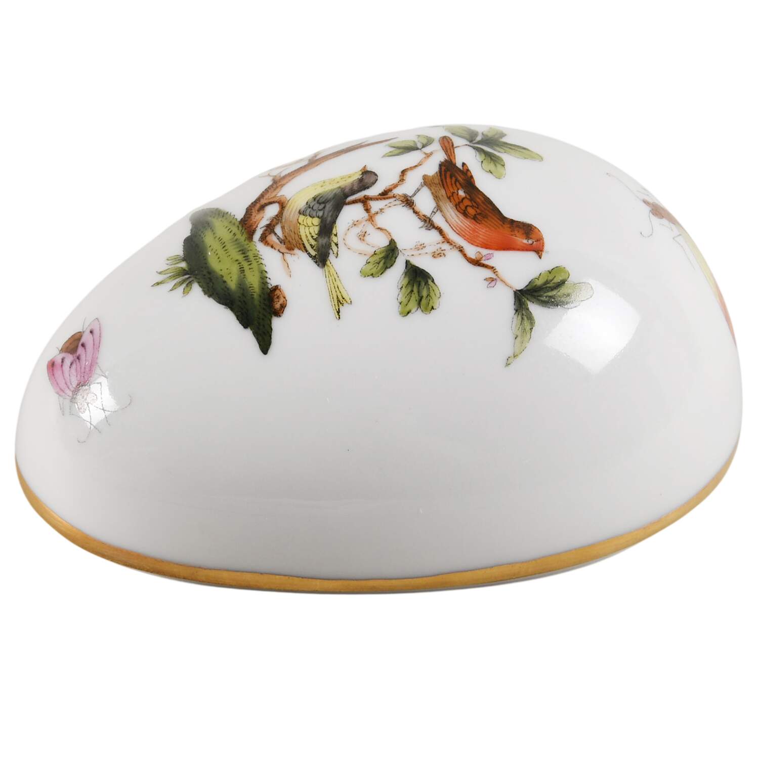 Rothschild Bird (RO) Lid for 2" Egg Box by Herend-1