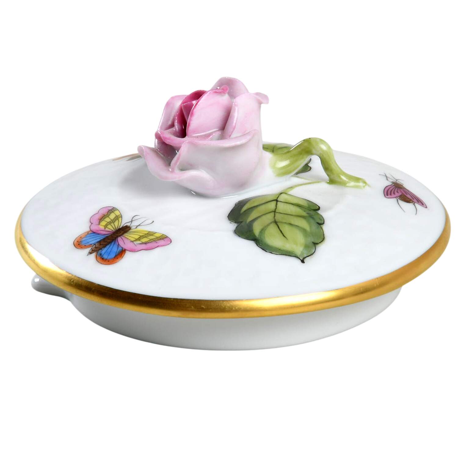 Rothschild Bird (RO) Lid for Teapot by Herend-1