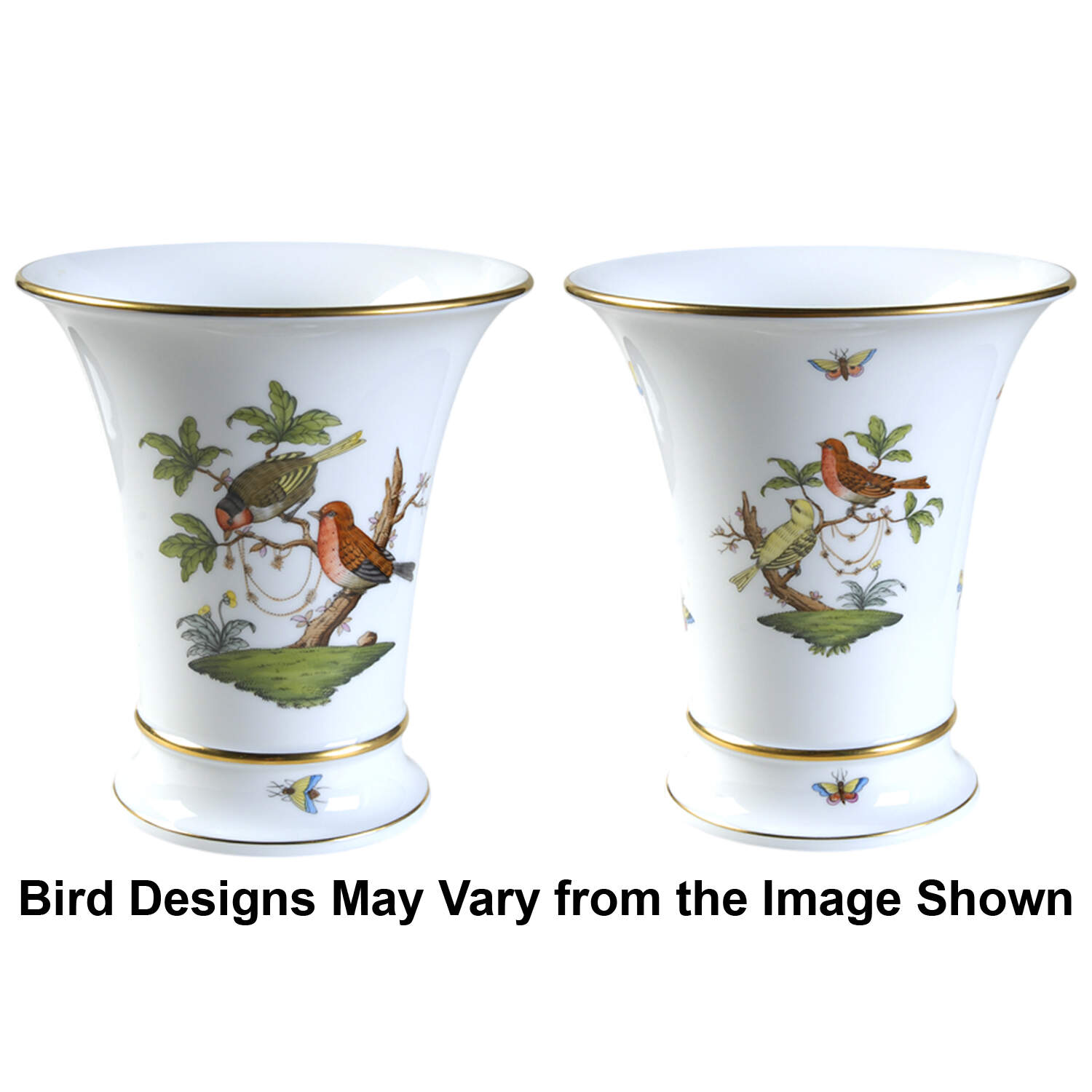 Rothschild Bird (RO) 6" Vase by Herend-1