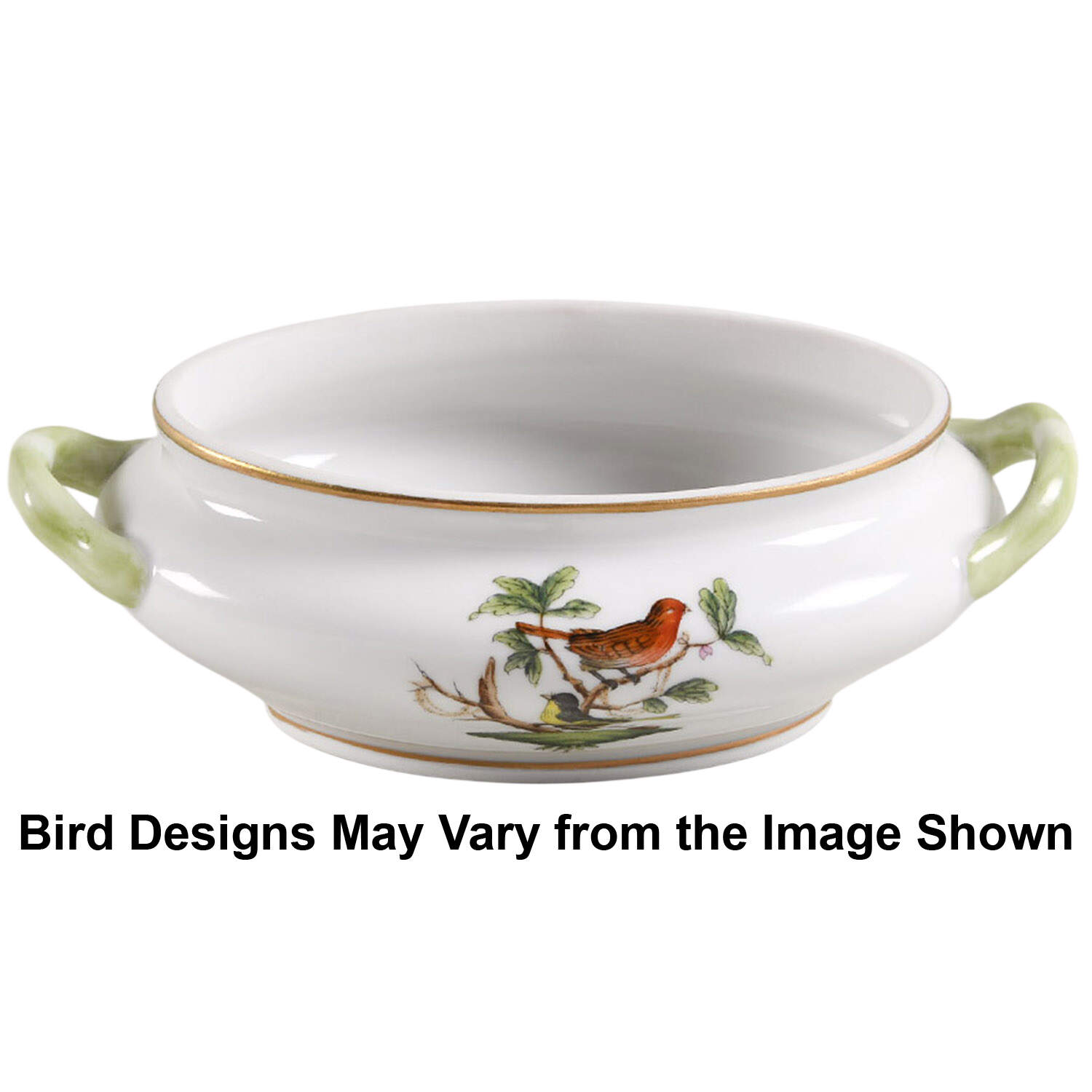 Rothschild Bird (RO) Mini Tureen No Lid by Herend-1