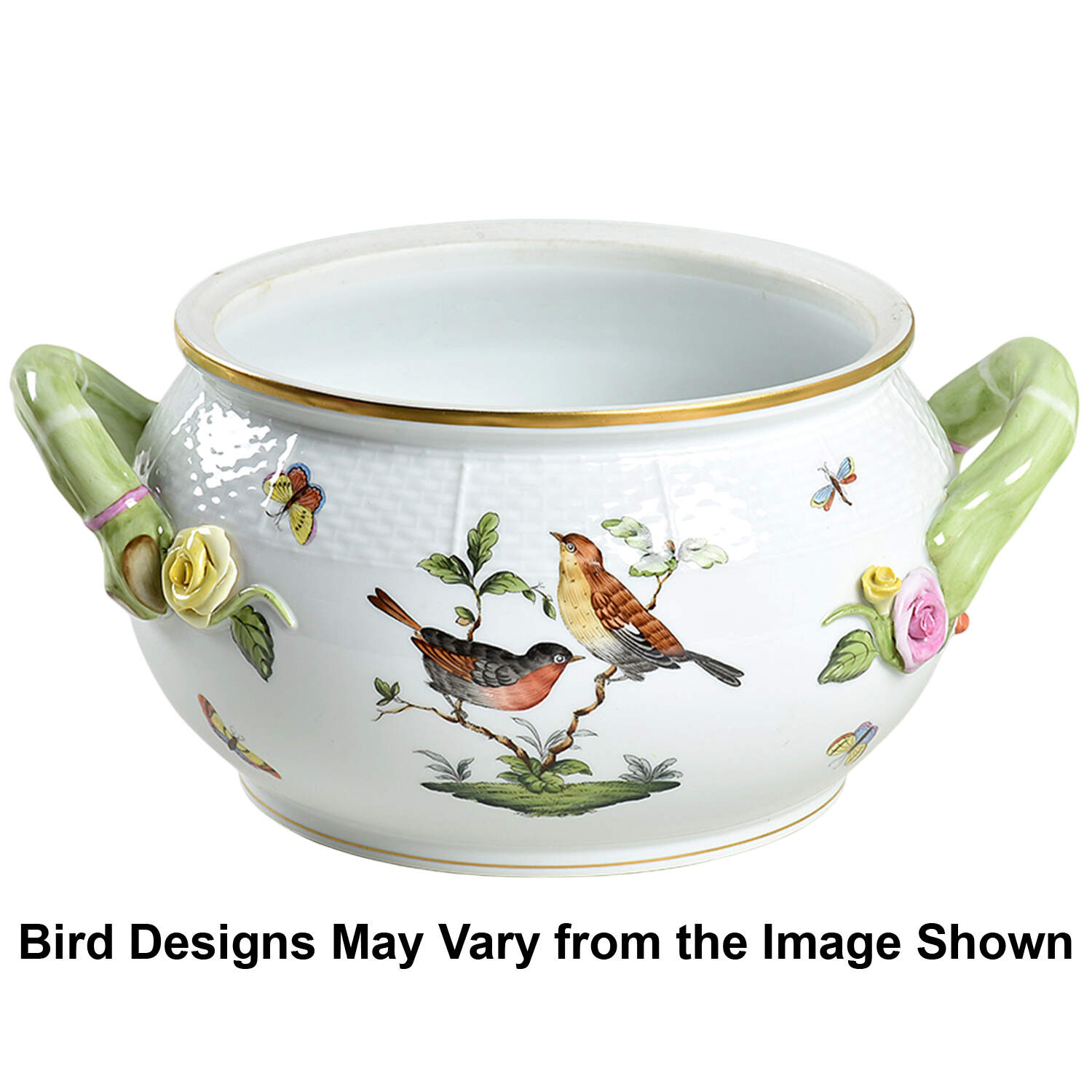 Rothschild Bird (RO) Round Tureen No Lid by Herend-1