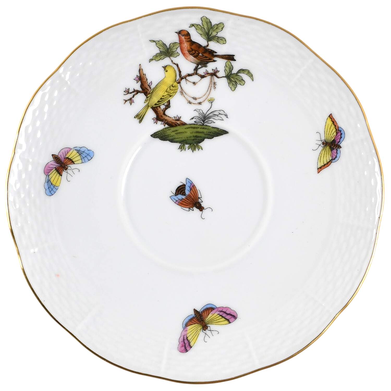 Rothschild Bird (RO) Saucer for Cream Soup Bowl by Herend-1