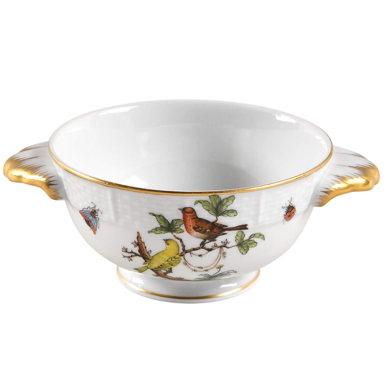 Rothschild Bird (RO) Cream Soup Bowl by Herend-1