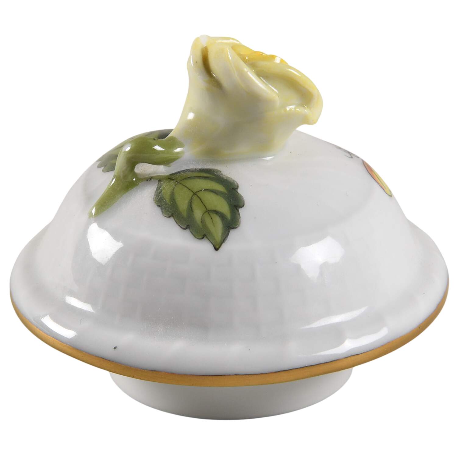 Rothschild Bird (RO) Lid for Individual Coffee Pot by Herend-1