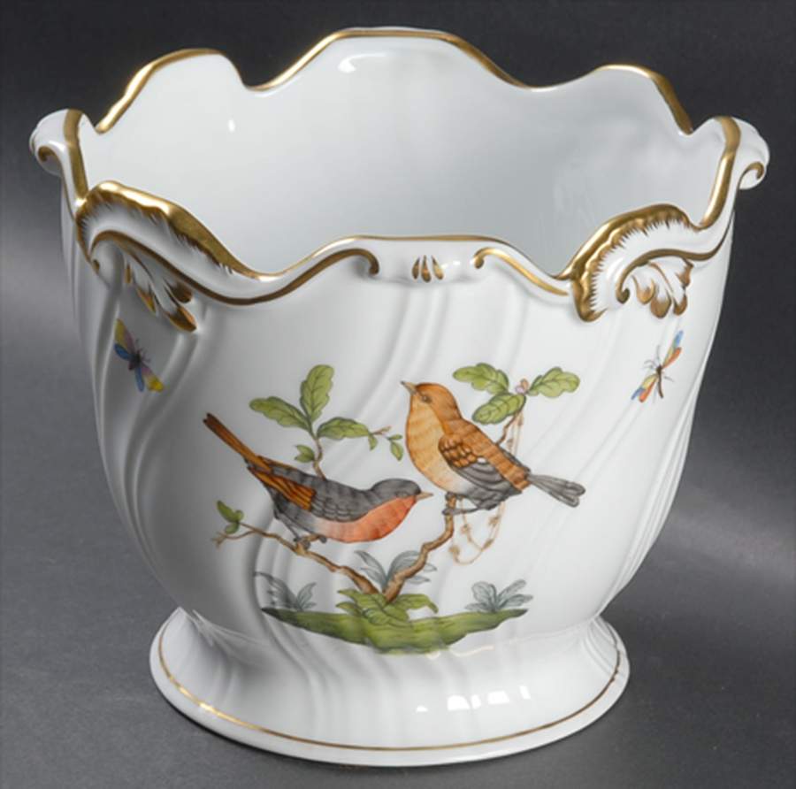 Rothschild Bird (RO) 6" Cachepot by Herend-1