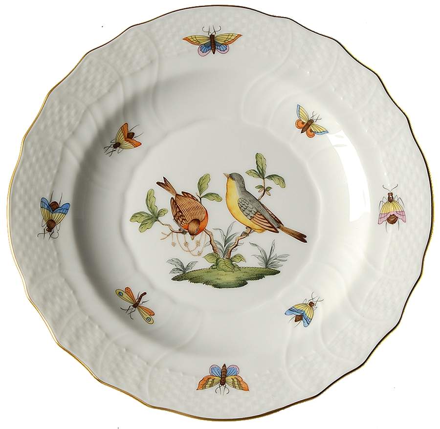 Rothschild Bird (RO) Salad Plate by Herend-1