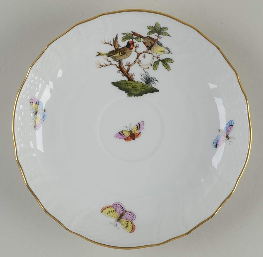 Rothschild Bird (RO) Saucer for Cream Soup Bowl by Herend-1