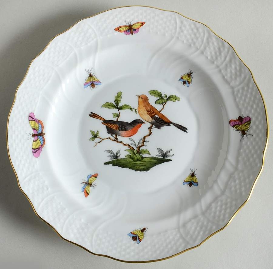 Rothschild Bird (RO) Salad Plate by Herend-1
