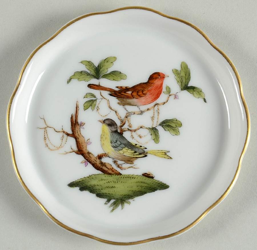 Rothschild Bird (RO) Coaster by Herend-1