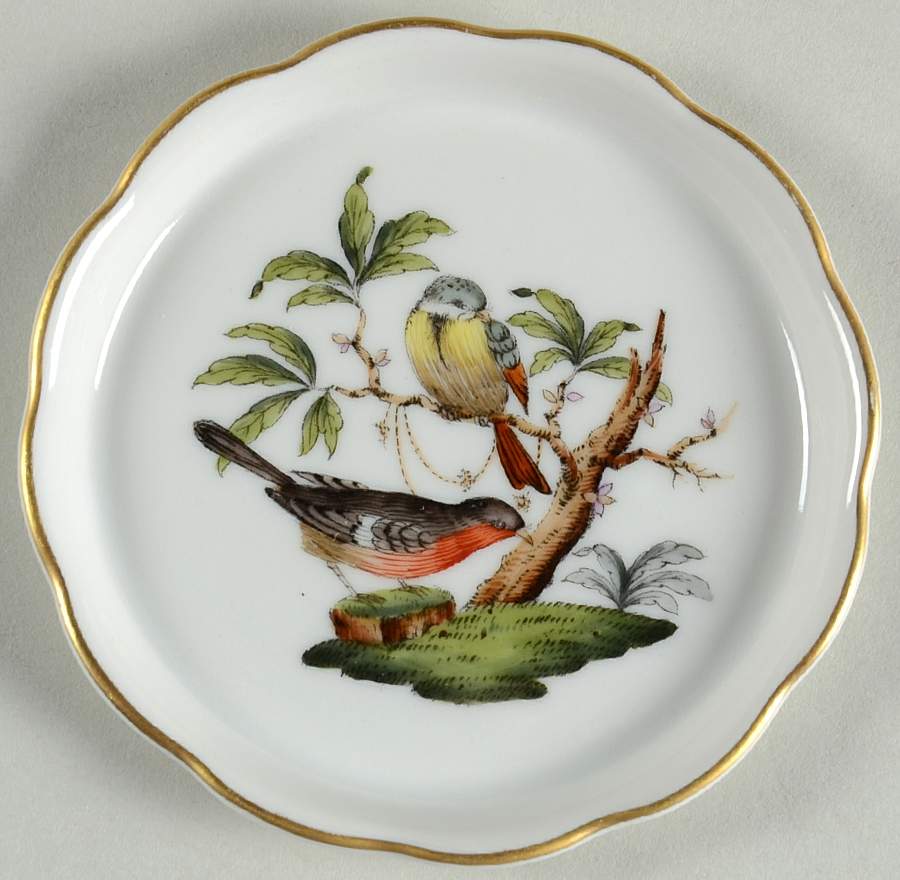 Rothschild Bird (RO) Coaster by Herend-1