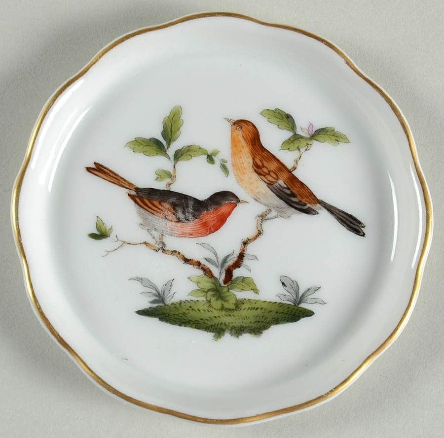 Rothschild Bird (RO) Coaster by Herend-1
