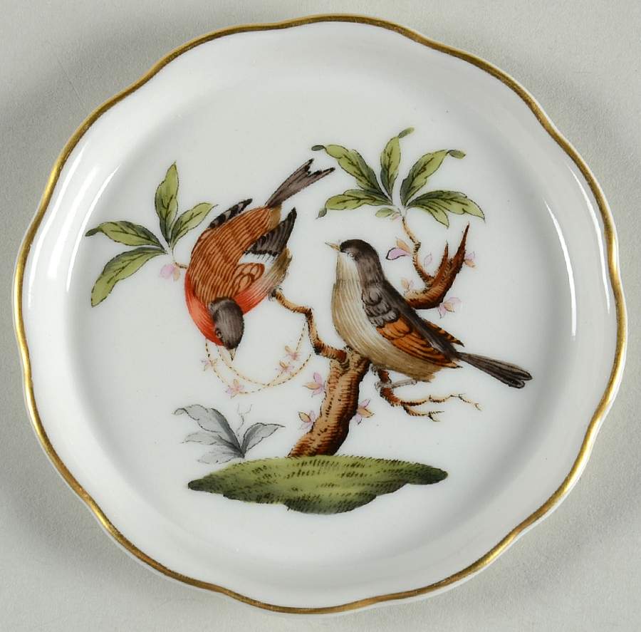Rothschild Bird (RO) Coaster by Herend-1