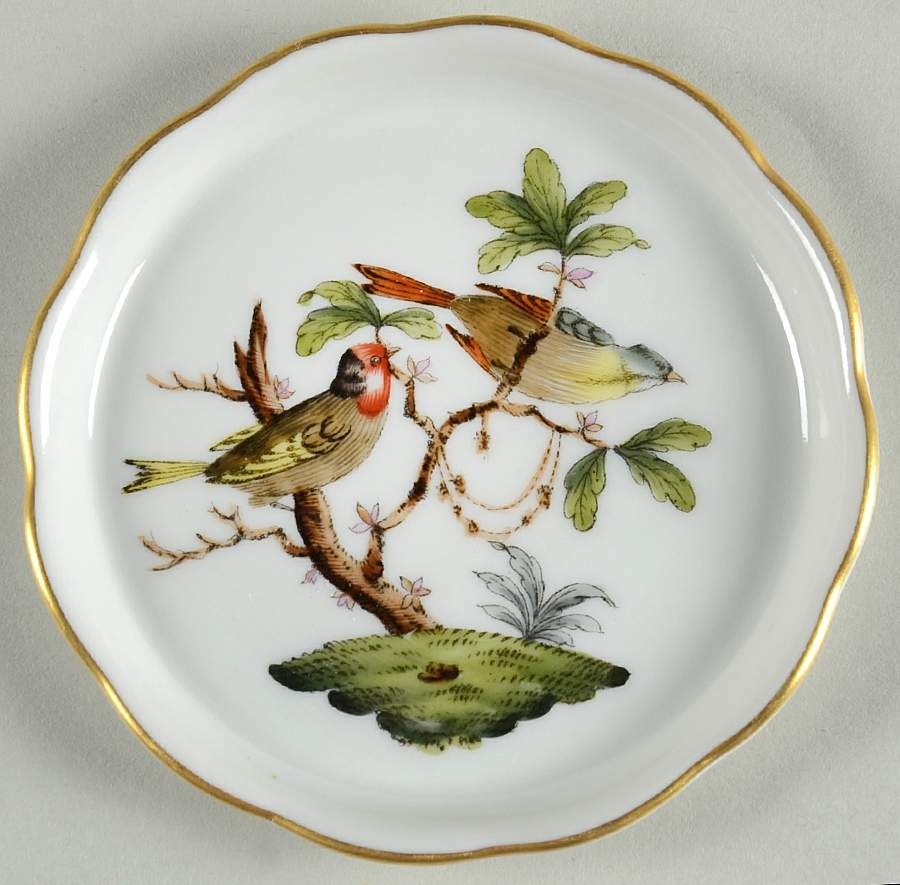 Rothschild Bird (RO) Coaster by Herend-1