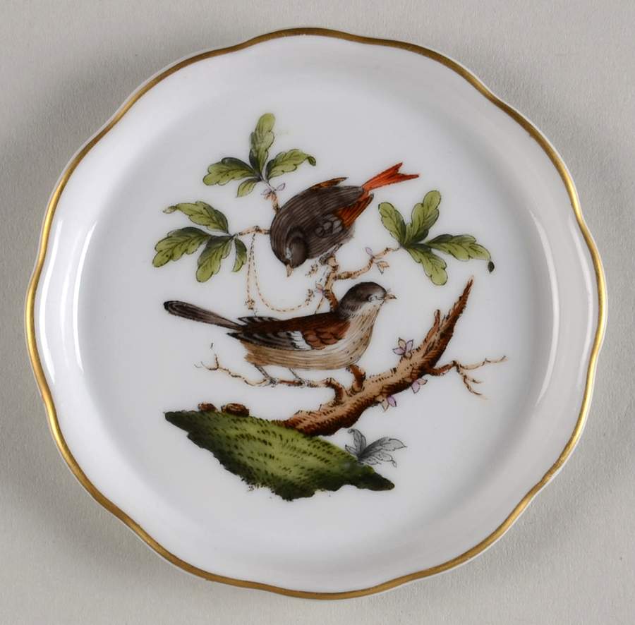 Rothschild Bird (RO) Coaster by Herend-1