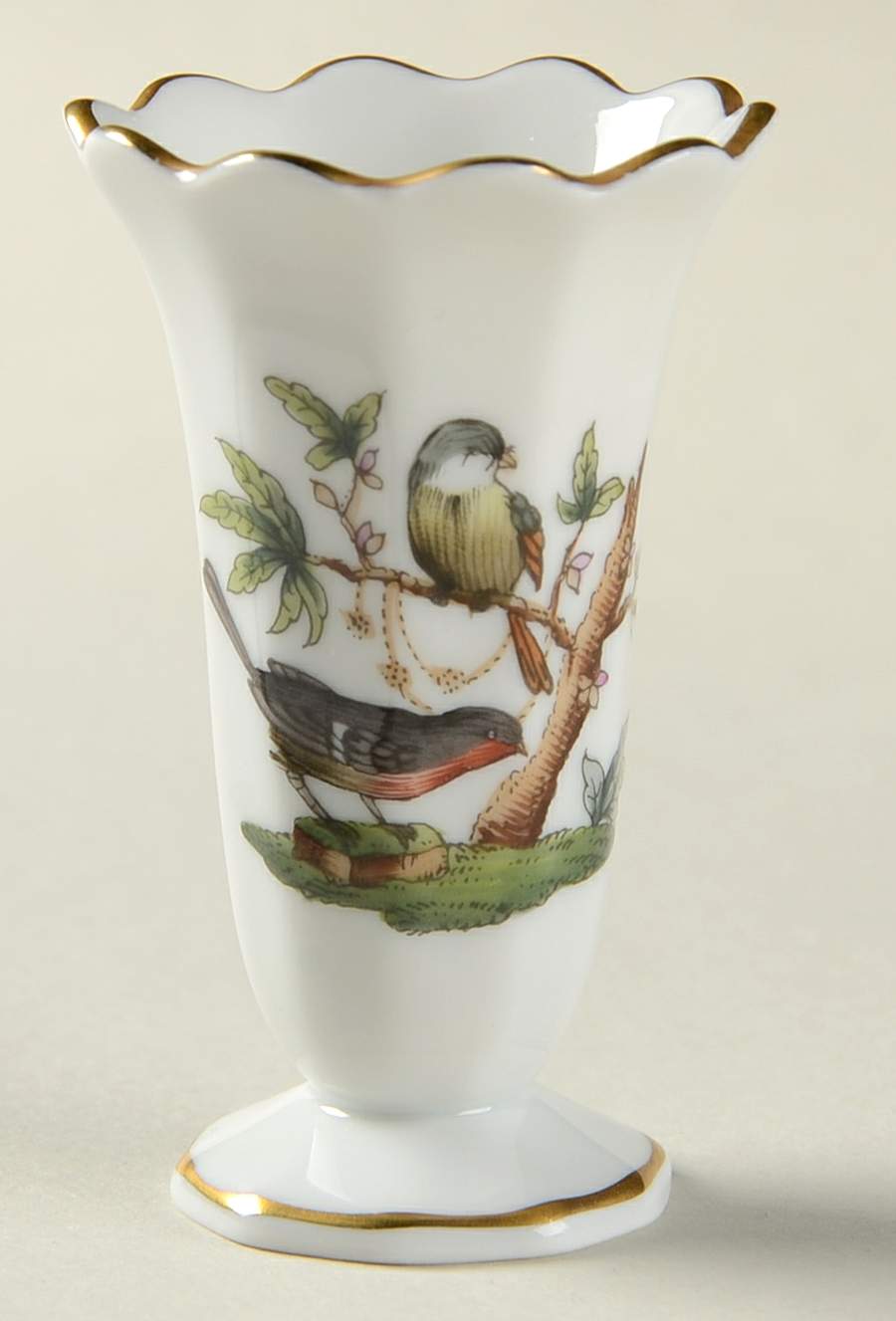 Rothschild Bird (RO) 2" Bud Vase by Herend-1