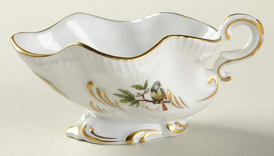 Rothschild Bird (RO) Individual Sauce Boat by Herend-1