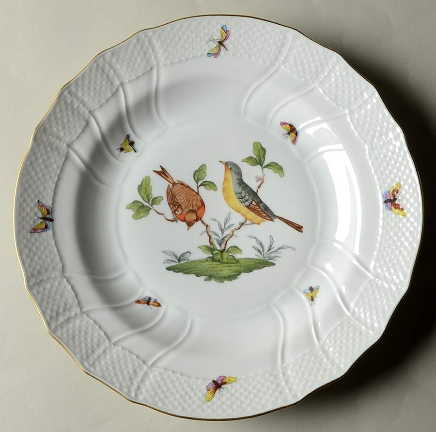 Rothschild Bird (RO) Dinner Plate by Herend-1