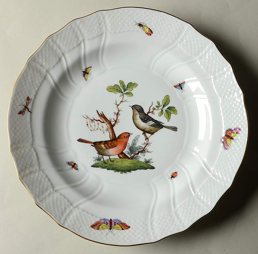 Rothschild Bird (RO) Dinner Plate by Herend-1