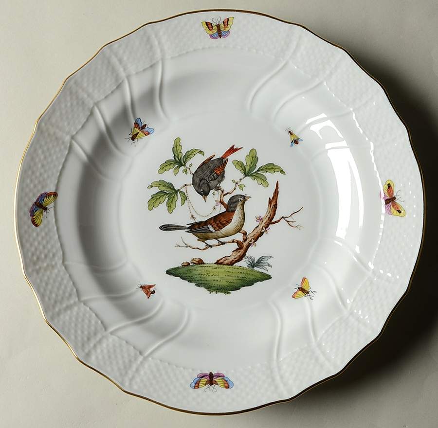 Rothschild Bird (RO) Dinner Plate by Herend-1