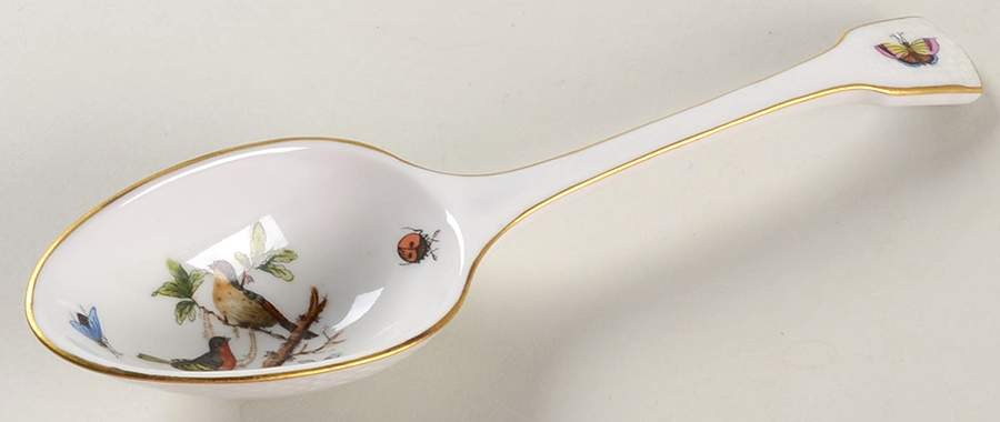 Rothschild Bird (RO) Tablespoon (Serving Spoon) by Herend-1
