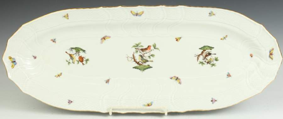 Rothschild Bird (RO) 24" Fish Platter by Herend-1