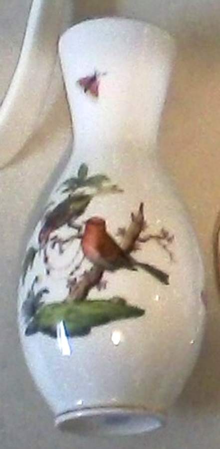 Rothschild Bird (RO) 6" Vase by Herend-1