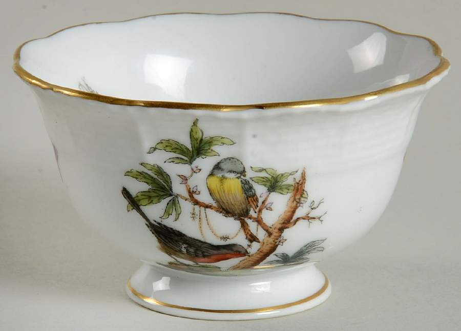 Rothschild Bird (RO) Individual Open Sugar Bowl by Herend-1