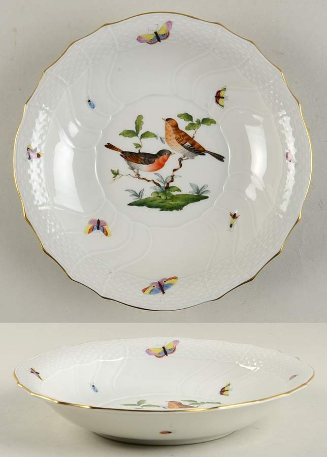 Rothschild Bird (RO) Coupe Soup Bowl by Herend-1