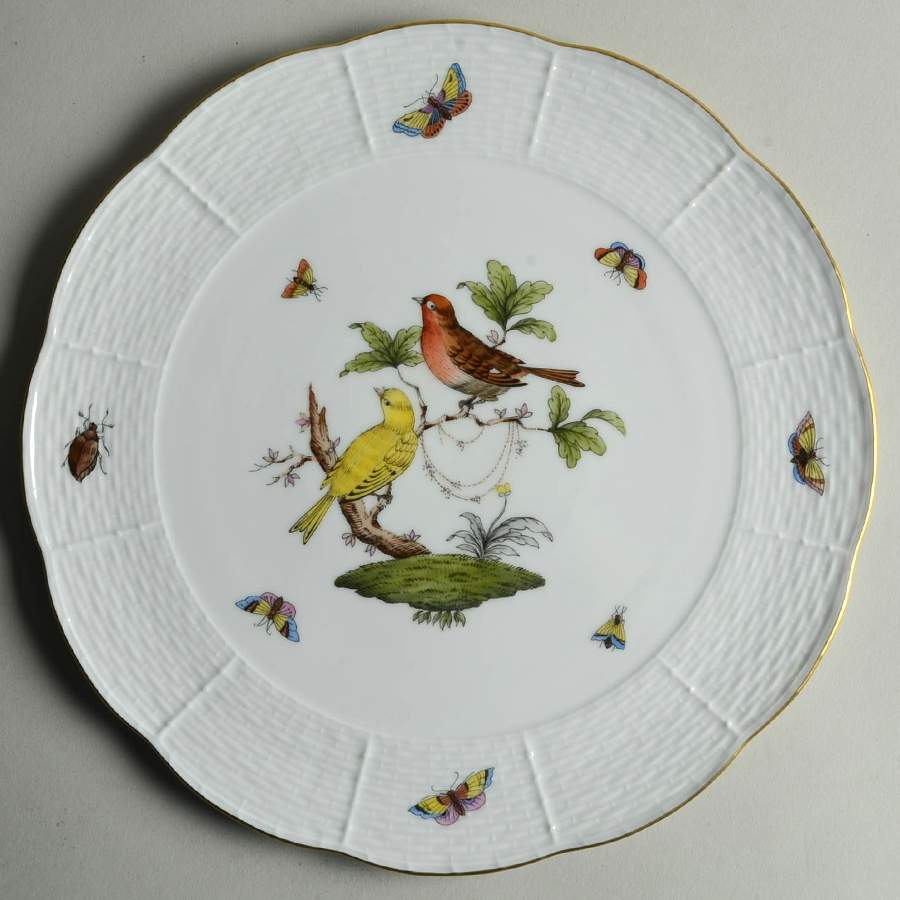 Rothschild Bird (RO) Gateau Plate by Herend-1