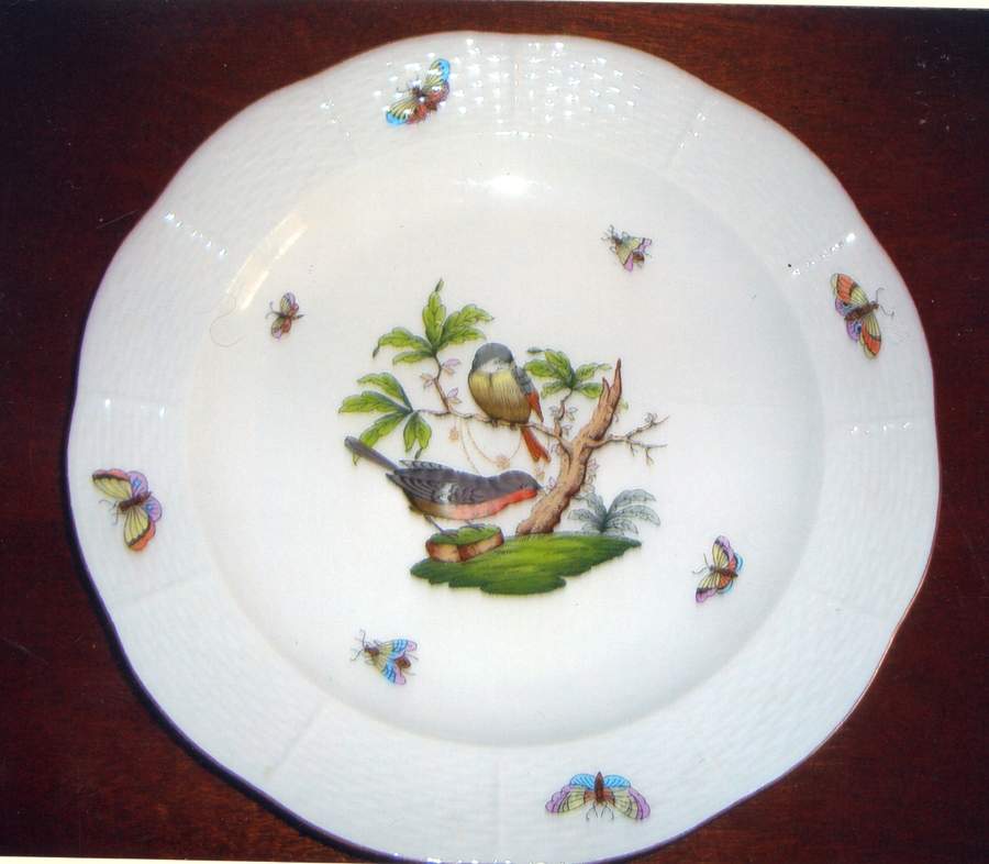 Rothschild Bird (RO) Dinner Plate by Herend-1
