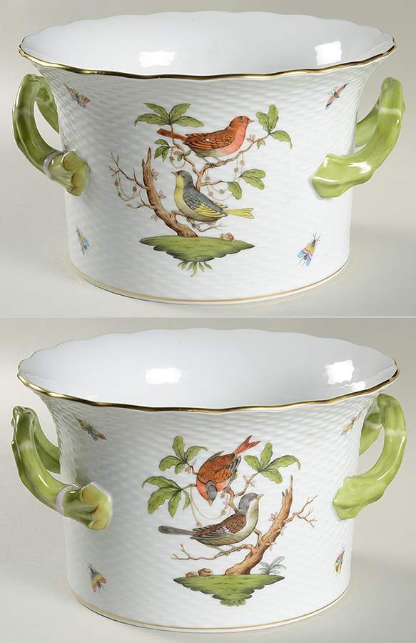 Rothschild Bird (RO) 6" Cachepot by Herend-1