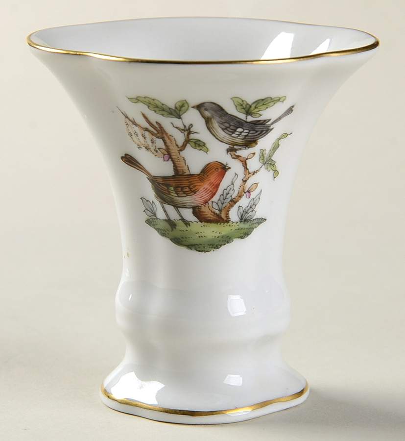 Rothschild Bird (RO) 2" Vase by Herend-1