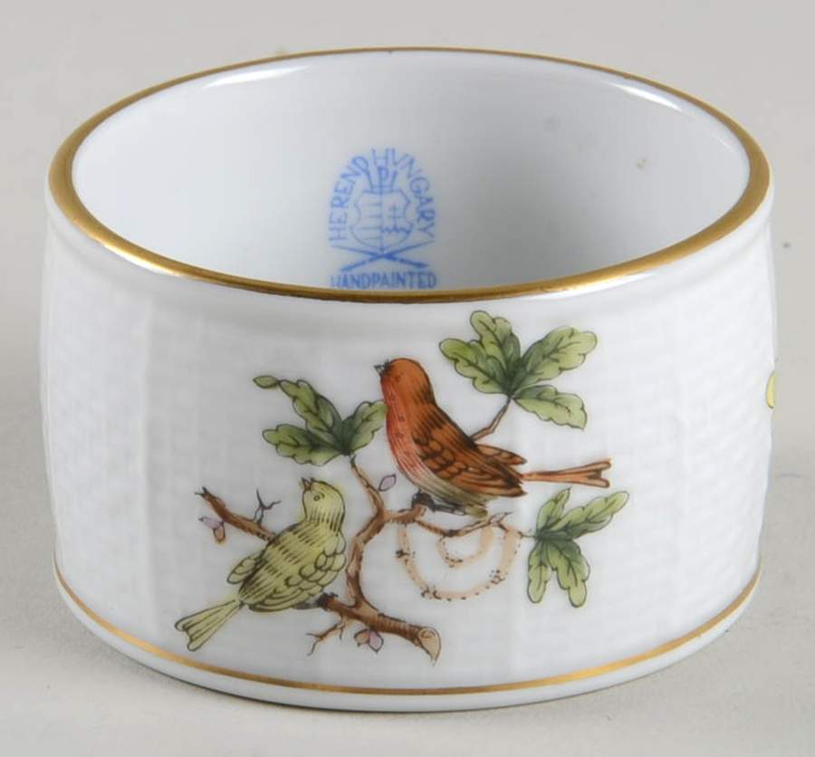 Rothschild Bird (RO) Napkin Ring by Herend-1