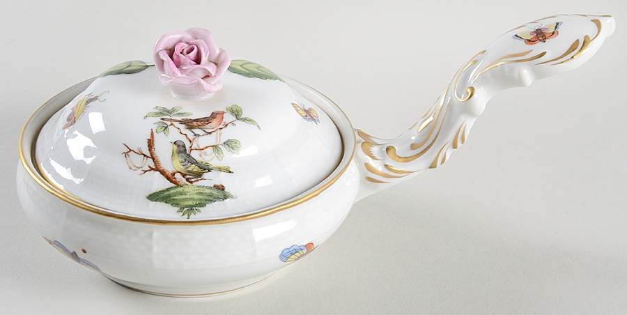Rothschild Bird (RO) Patty Pan & Lid by Herend-1