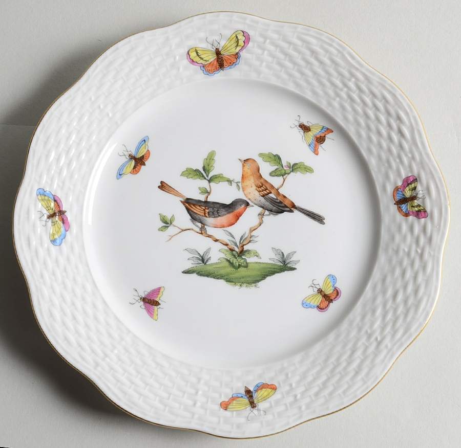 Rothschild Bird (RO) Salad Plate by Herend-1