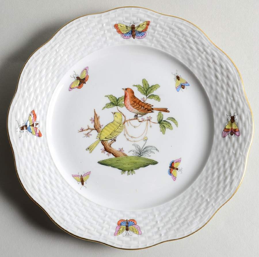 Rothschild Bird (RO) Salad Plate by Herend-1