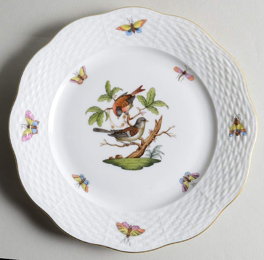 Rothschild Bird (RO) Salad Plate by Herend-1