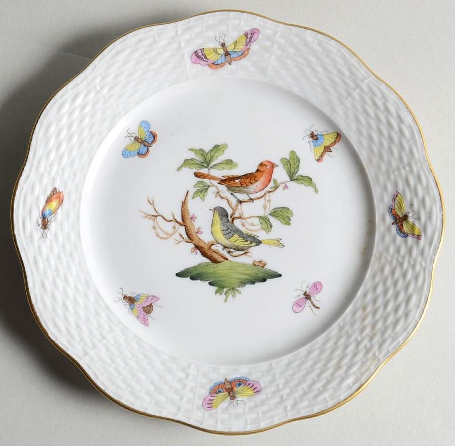 Rothschild Bird (RO) Salad Plate by Herend-1