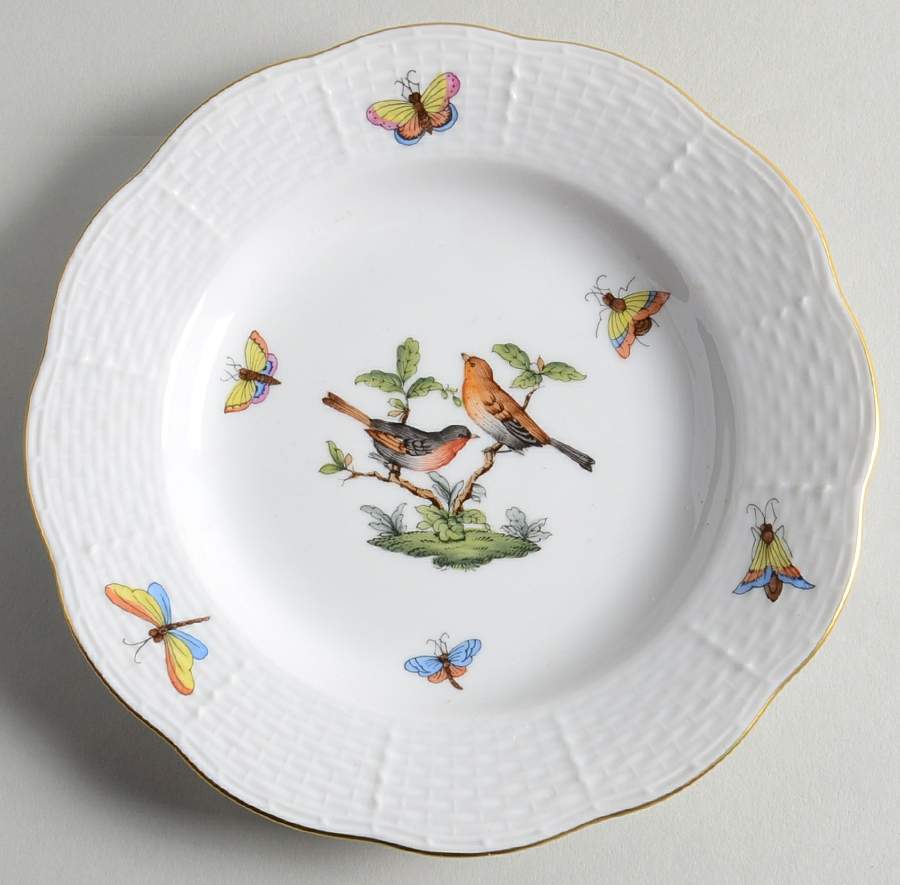 Rothschild Bird (RO) Bread & Butter Plate by Herend-1
