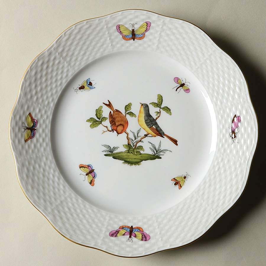 Rothschild Bird (RO) Salad Plate by Herend-1