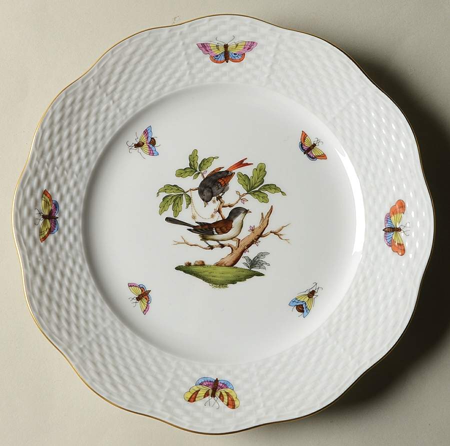 Rothschild Bird (RO) Salad Plate by Herend-1