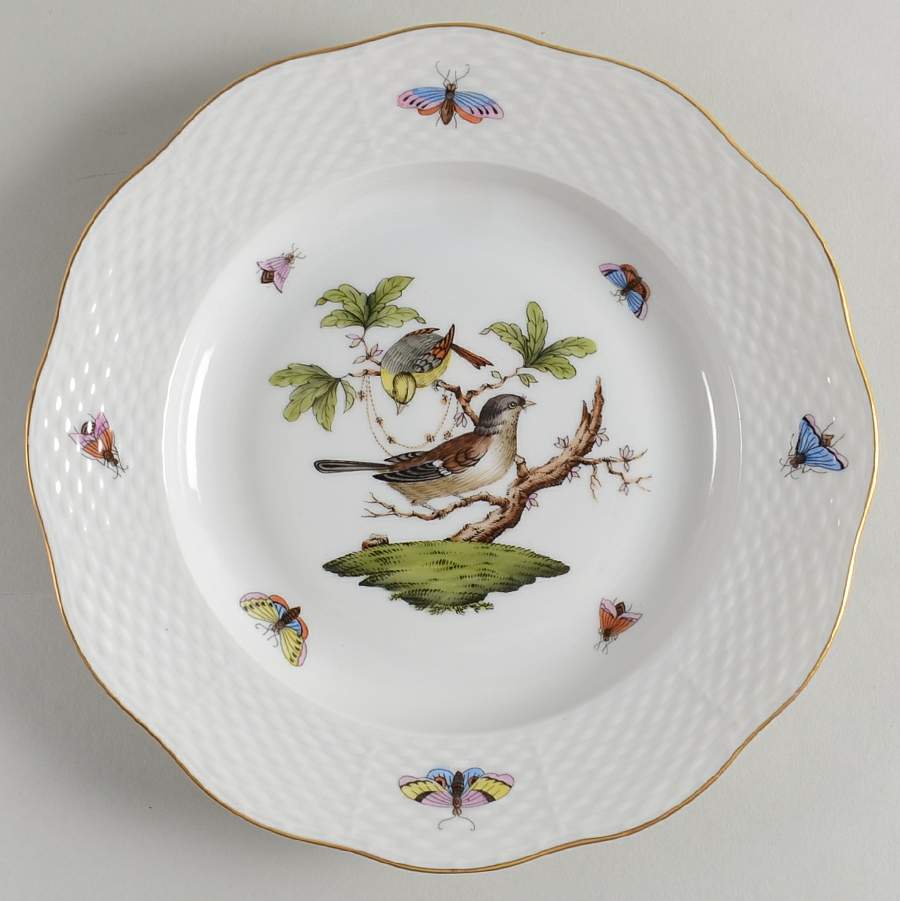 Rothschild Bird (RO) Dessert/Pie Plate by Herend-1