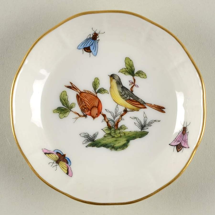 Rothschild Bird (RO) Butter Pat by Herend-1