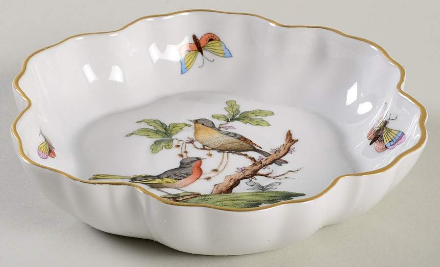 Rothschild Bird (RO) 5" Melon Bowl by Herend-1