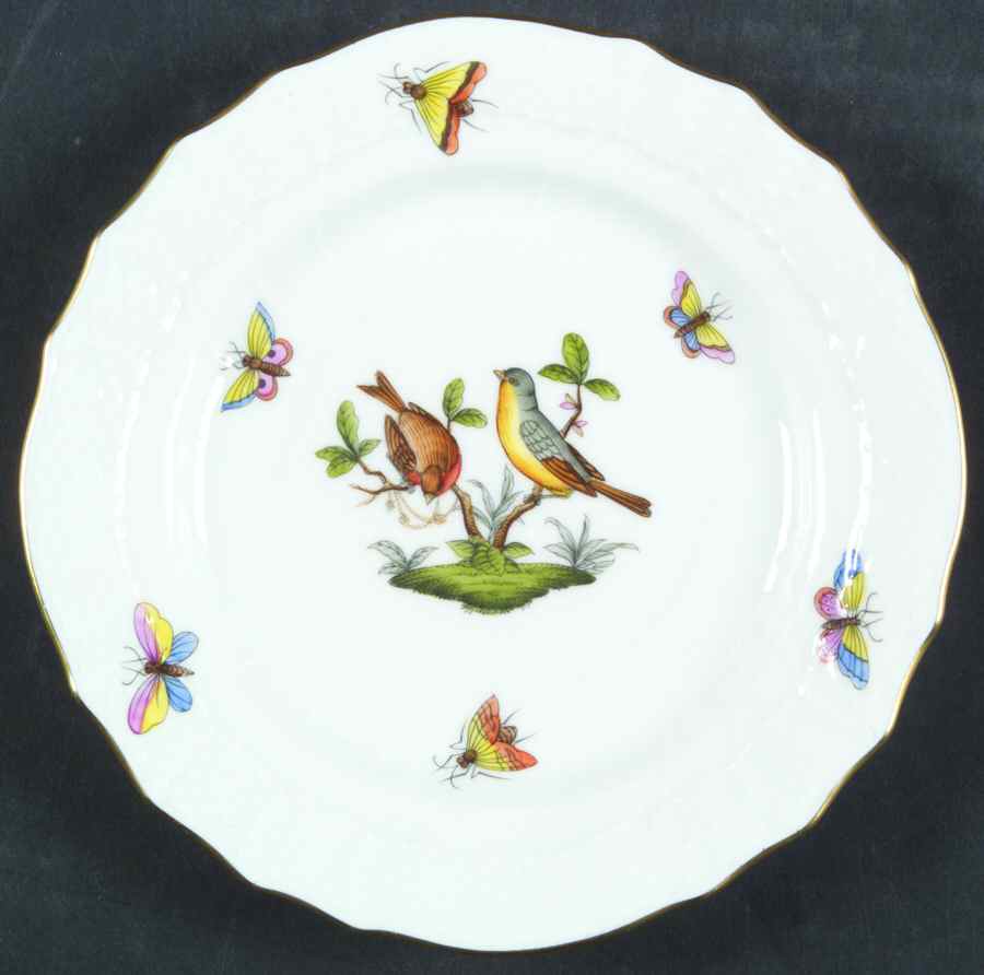 Rothschild Bird (RO) Bread & Butter Plate by Herend-1