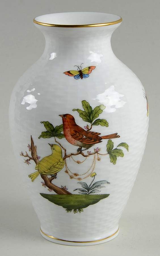 Rothschild Bird (RO) 5" Vase by Herend-1