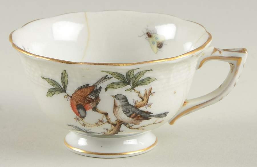 Rothschild Bird (RO) Footed Demitasse Cup by Herend-1